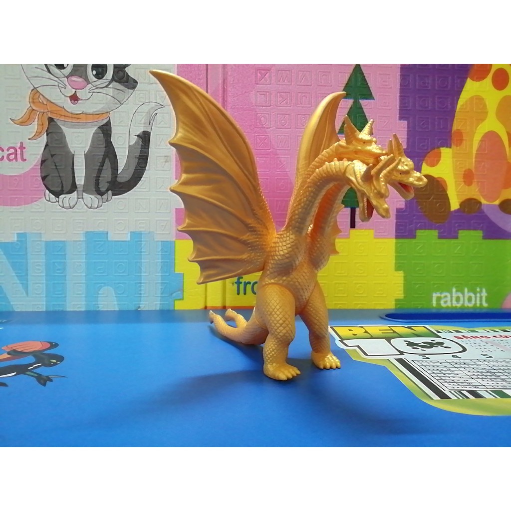 Mô hình quái vật King Ghidorah, đồ chơi bé trai Vinyl Figure