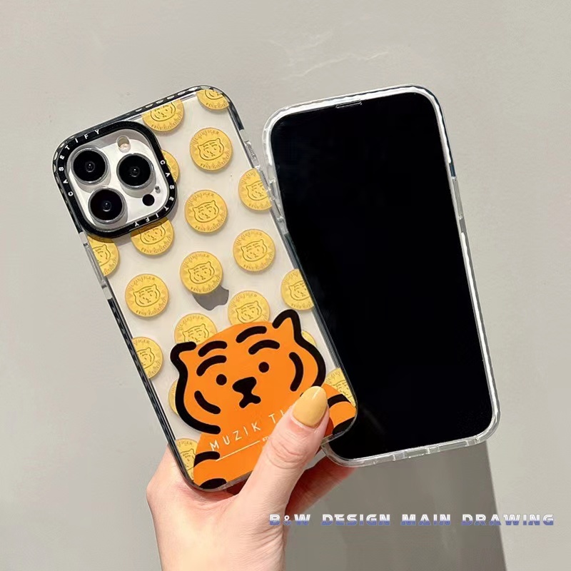 Ốp Điện Thoại Mềm Trong Suốt Chống Sốc Hình Hổ Dễ Thương Cho iPhone 13 12 11 Pro MAX IX XS MAX XR iPhone 6 6s 7 i8 Plus