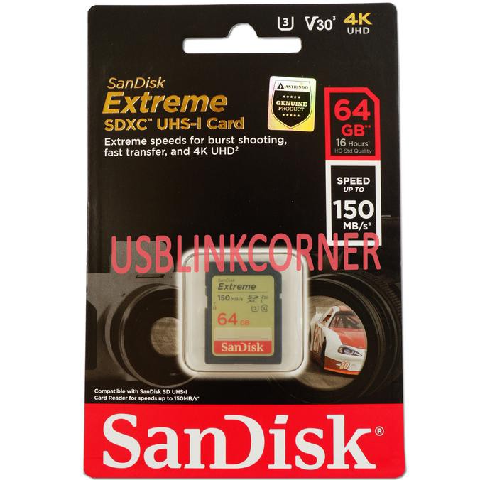 Thẻ Nhớ Sdxc Sd 64gb 150mbps Dkt 976