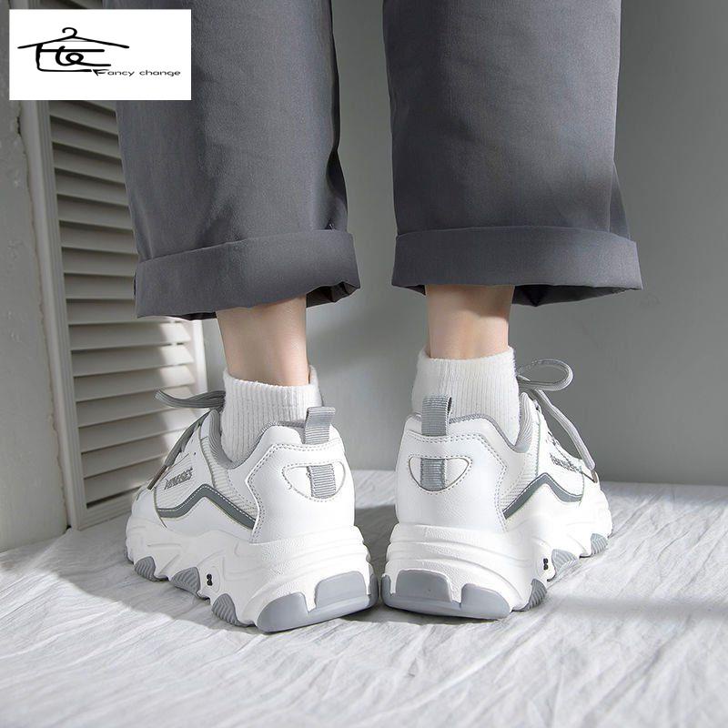 Giày Thể Thao Đế Dày Màu Đen Dễ Phối Đồ Thời Trang Xuân Thu 2022 Cho Nữ