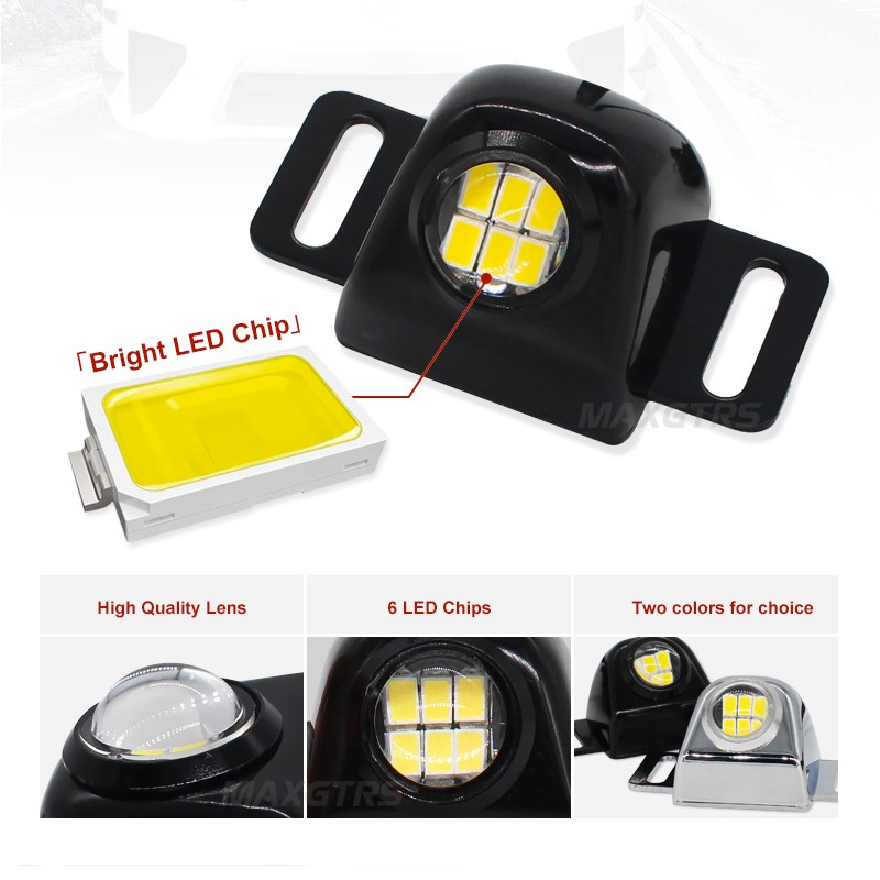 Đèn LED Hậu MAXGTRS Ánh Sáng Trắng Dùng Làm Đèn Lùi/Đèn Đỗ Xe/Đèn DRL Chống Thấm Nước Cho Xe Hơi/Mô Tô