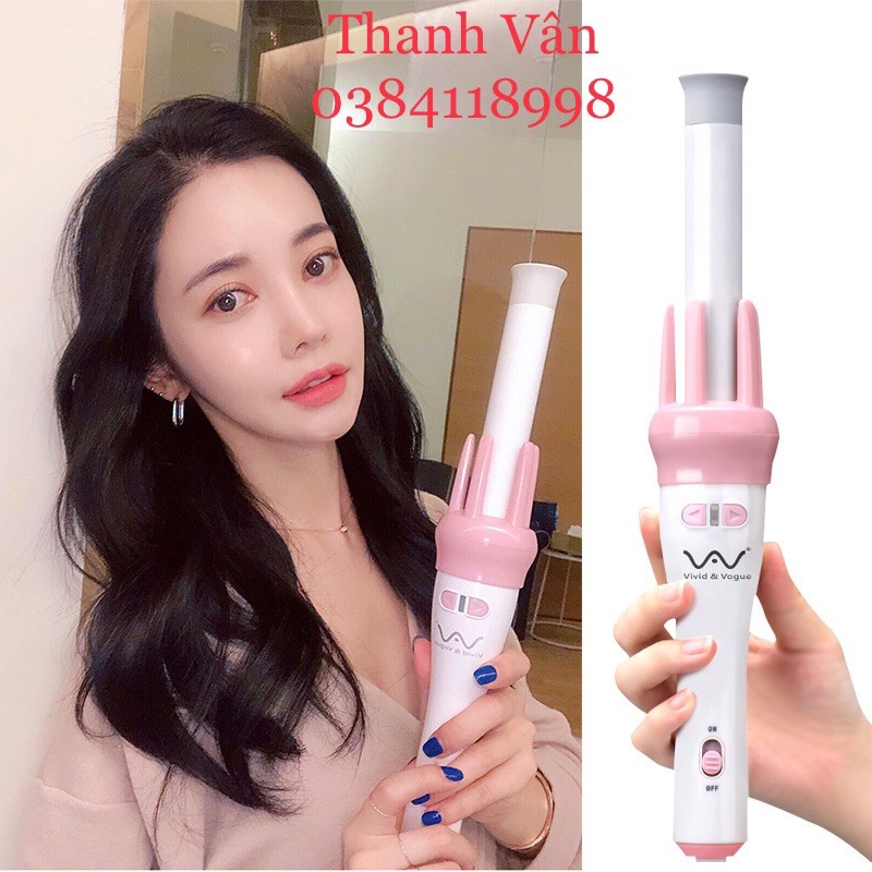 MÁY LÀM TÓC UỐN XOĂN XOAY TỰ ĐỘNG 360 VIVIDO &amp; VOUGA