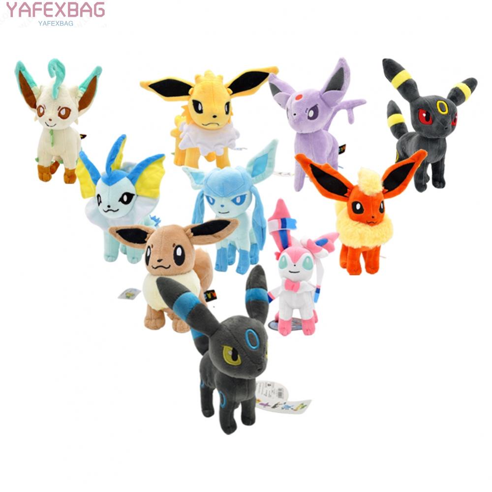 【Fast Delivery】Pokemon Eevee Plush Toy Glaceon Leafeon Umbreon Espeon Jolteon Vaporeon Flareon