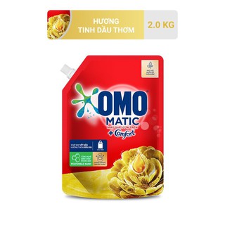 Nước Giặt OMO Comfort Túi 2L Mới (Vàng)