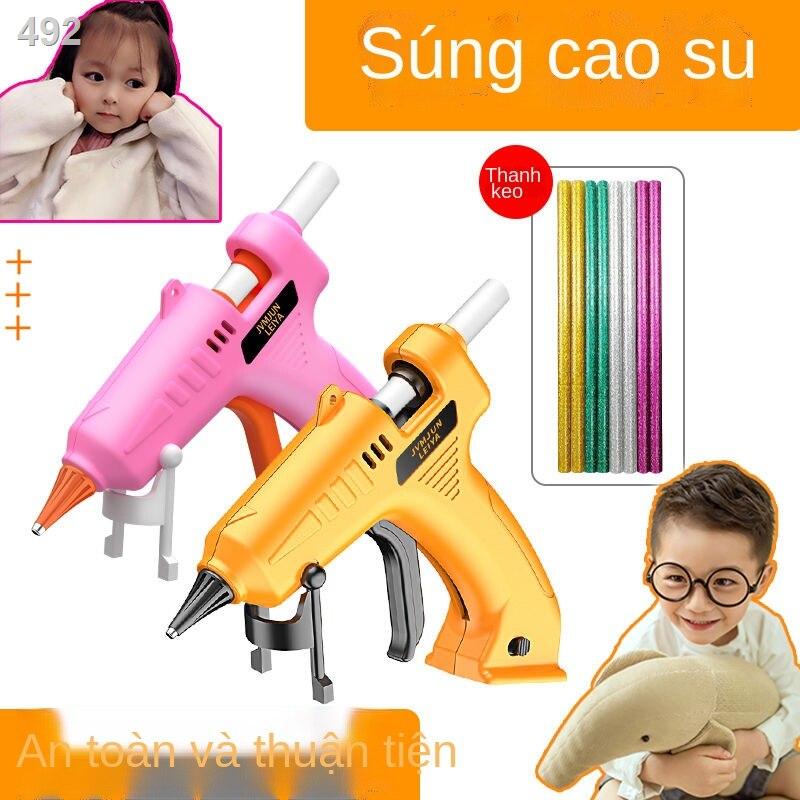 【Giá ưu đãi】Hoa Kỳ nhập khẩu súng bắn keo nóng chảy pin lithium không dây cho trẻ em có thể sạc lại được. dán thủ công