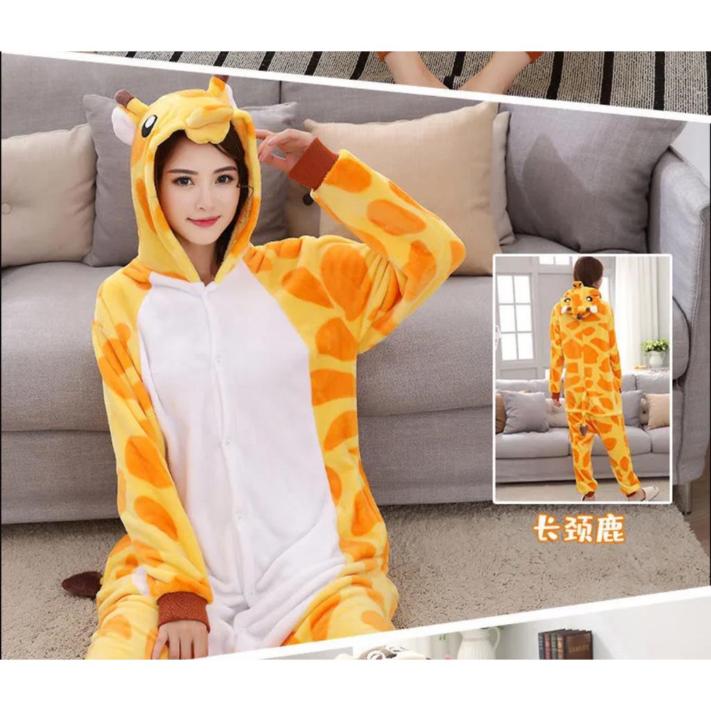 Đồ Ngủ Liền Thân Hình Động Vật Cho Người Lớn