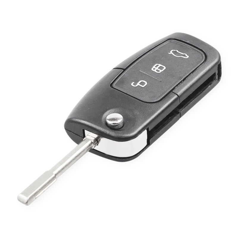 Vỏ Bọc Chìa Khóa Điều Khiển 3 Nút Cho Xe Hơi Ford Focus Fiesta C Max