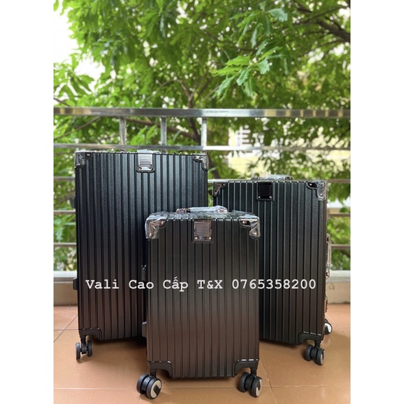 Vali Khung Nhôm vali du lịch thời trang cao cấp chống rạch móc chống va đập hàng cao cấp size 20/24/29  bảo hành 5 năm