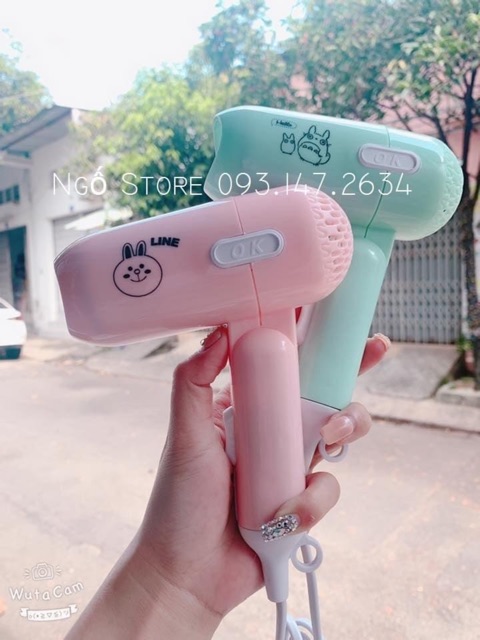 Máy sấy tóc mini❤️SALE❤️Máy sấy tóc cầm tay siêu cute siêu dễ  thương nhiều màu khác nhau độ  bền cao