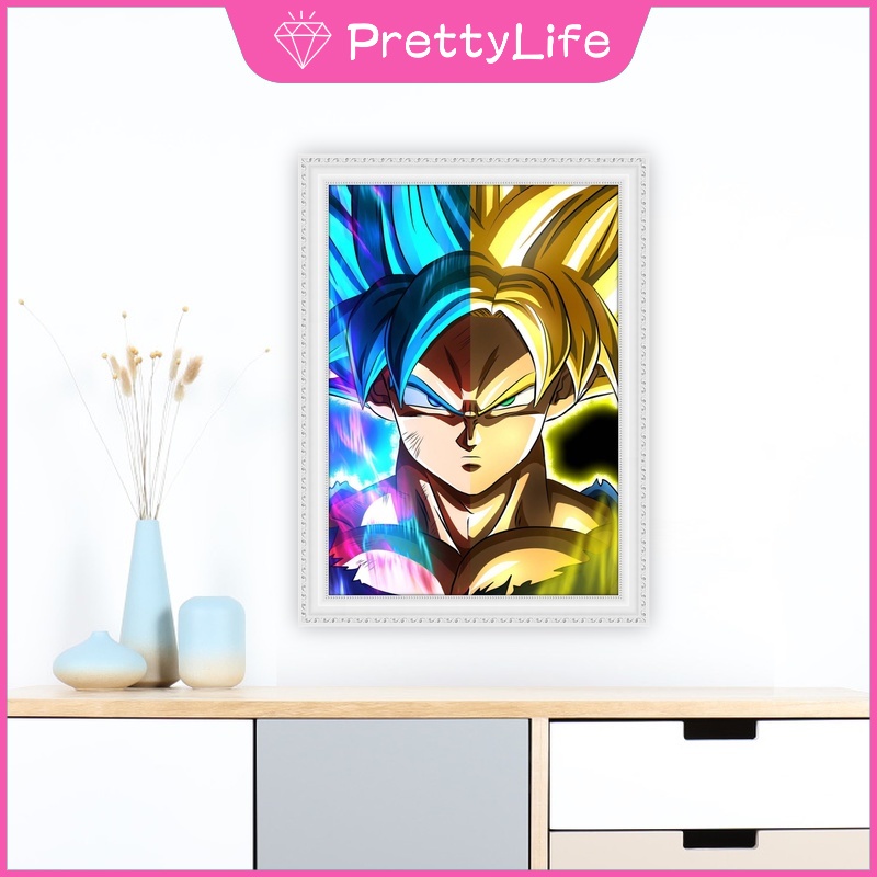 Bộ Tranh Đính Đá 5D Tự Làm 30x40cm Hình Dragon Ball