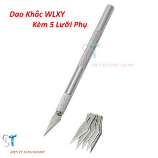 DAO TRỔ - DAO KHẮC WLXY KÈM 5 LƯỠI PHỤ