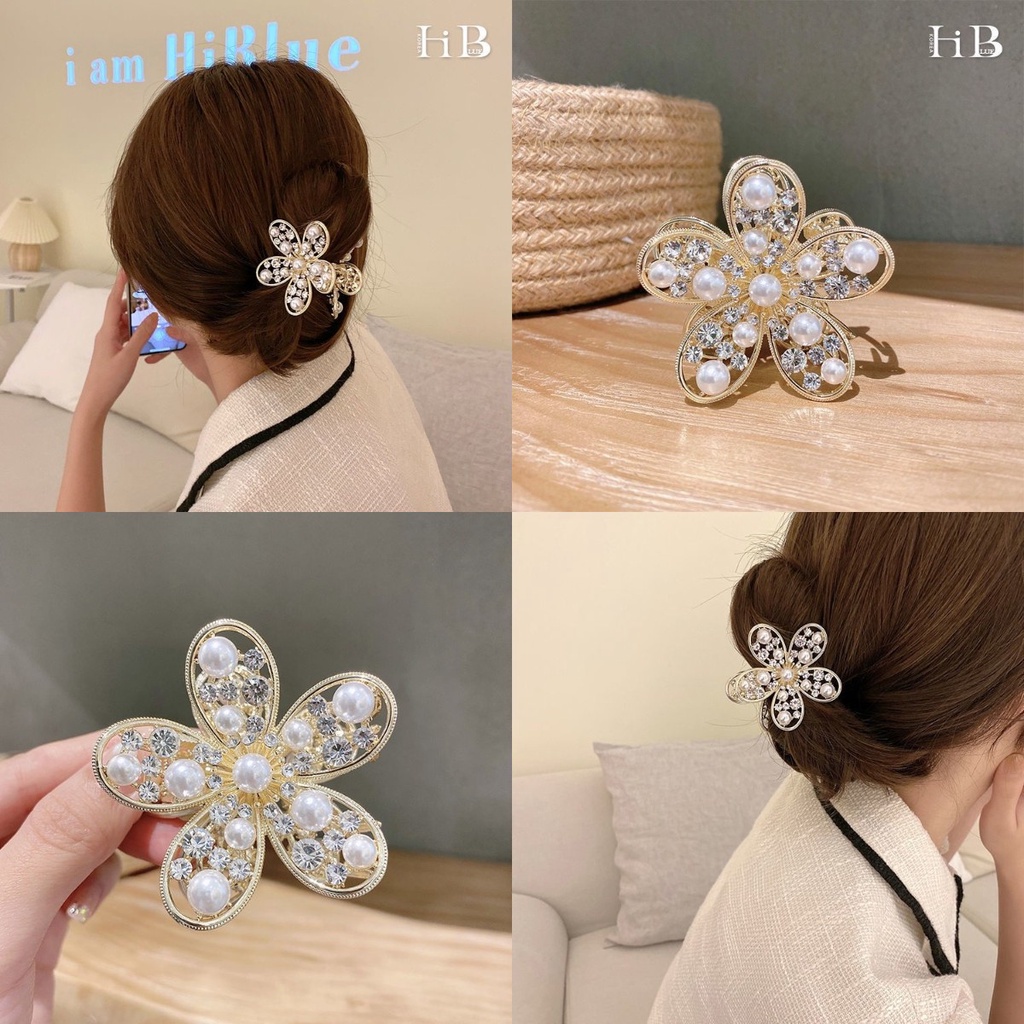 Kẹp Tóc Hình Hoa Đơn Giản Thời Trang Hàn Quốc Cho Nữ