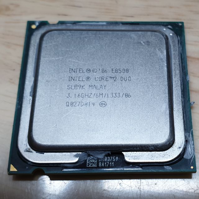 Cpu core 2 e8500