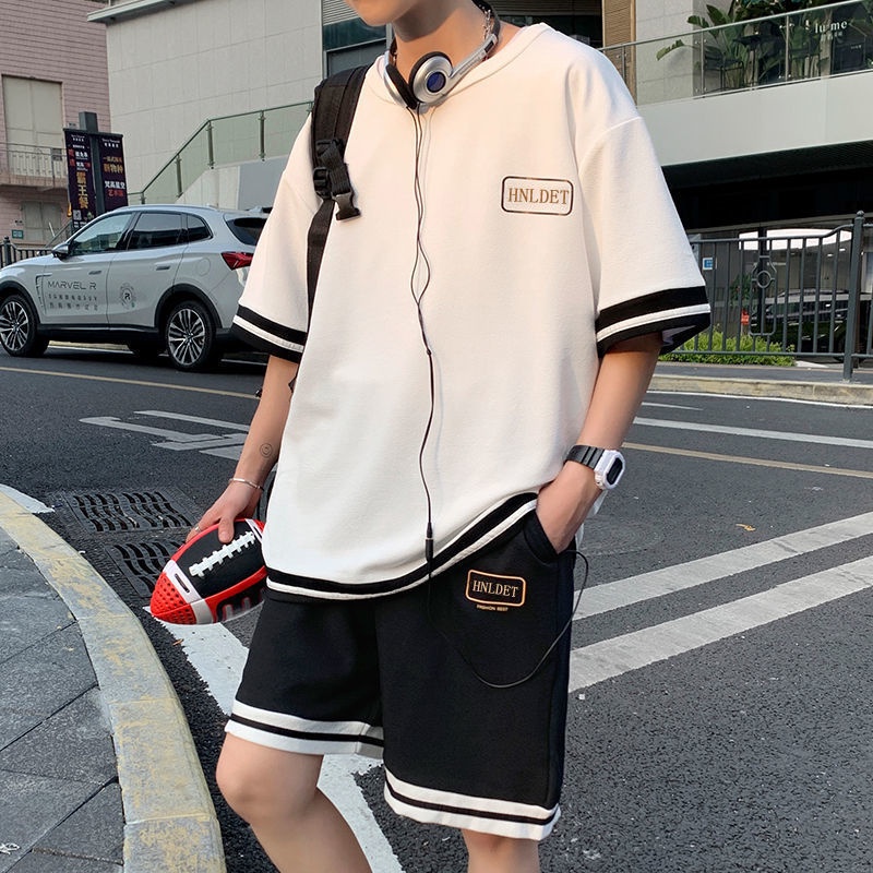 Sét Quần Áo Thun Nam Mùa Hè &quot;HNBLET&quot; Style Trẻ Trung Hot Trend 2022 STYLE MARVEN - SET NAM 90000161C3