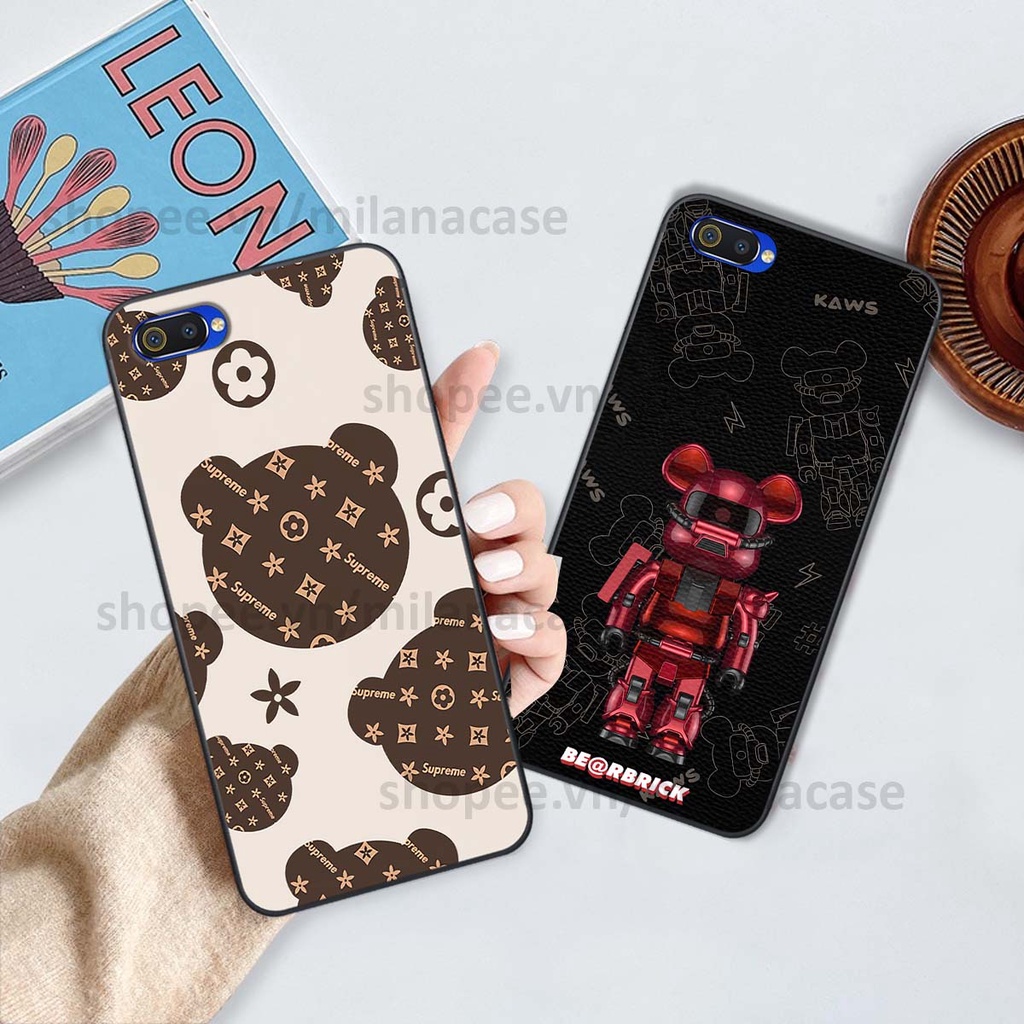 Ốp Realme C1 / C2 gấu be@rBrick gấu Teddy Kaws siêu đẹp, phong cách, cá tính