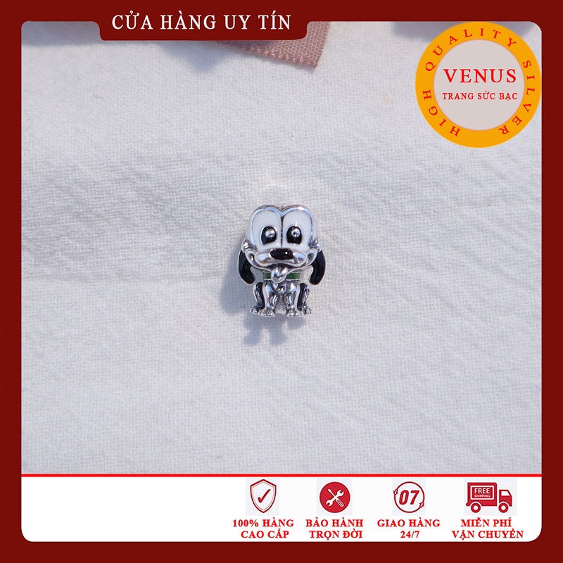 [Hàng Cao Cấp] Charm bạc 925 hình cún- Mã sản phẩm VENUSCV01