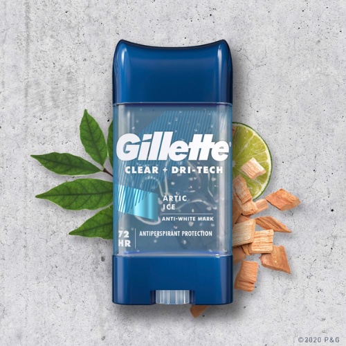Gel Khử Mùi Gillette Clear + Dri-Tech Anti-Perspirant Deodorant 107g