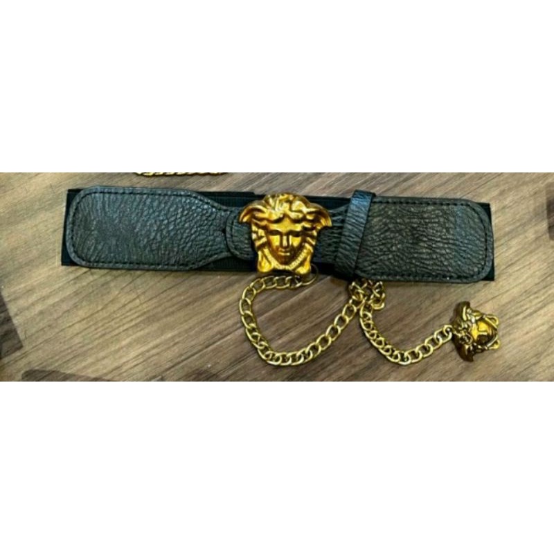 Đai váy ,Belt váy kèm dây xích Cao cấp các hãng co giãn Hàng loại 1  bản 3 _4phân -Kèm video thật