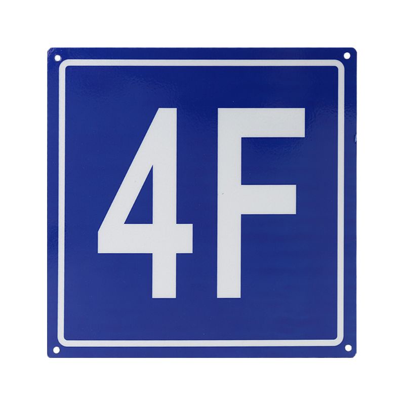 Biển Báo Sàn Nhà Bằng Nhôm 7 8 Inches 1F Đến 10F Chuyên Dùng Cho Trường Học / Văn Phòng