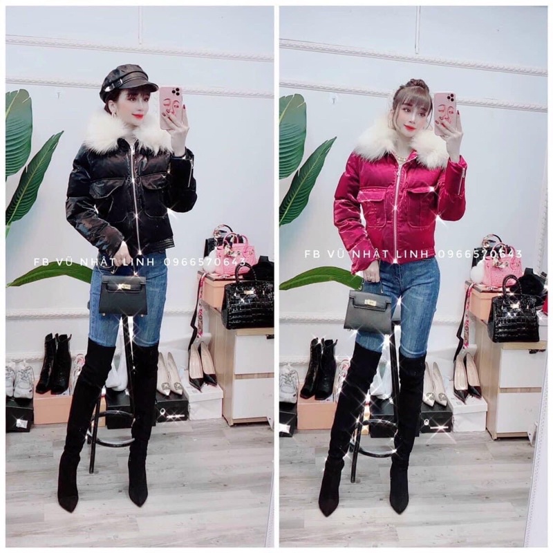 ÁO PHAO BÓNG CỔ LÔNG