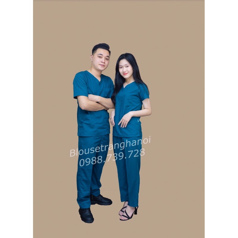 Áo blouse, bộ scrup kĩ thuật viên cho bác sĩ