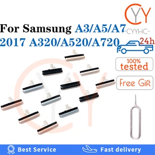 Khung nút âm lượng chất lượng cao thay thế cho điện thoại Samsung Galaxy A3 A5 A7 2017 A320 A520 A720