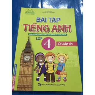 Sách - Bài tập tiếng anh lớp 4 (Có đáp án)