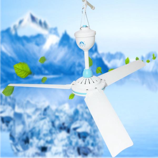 DC 12V Low-voltage Ceiling Hanging Fan Household Camping Electrical Fan