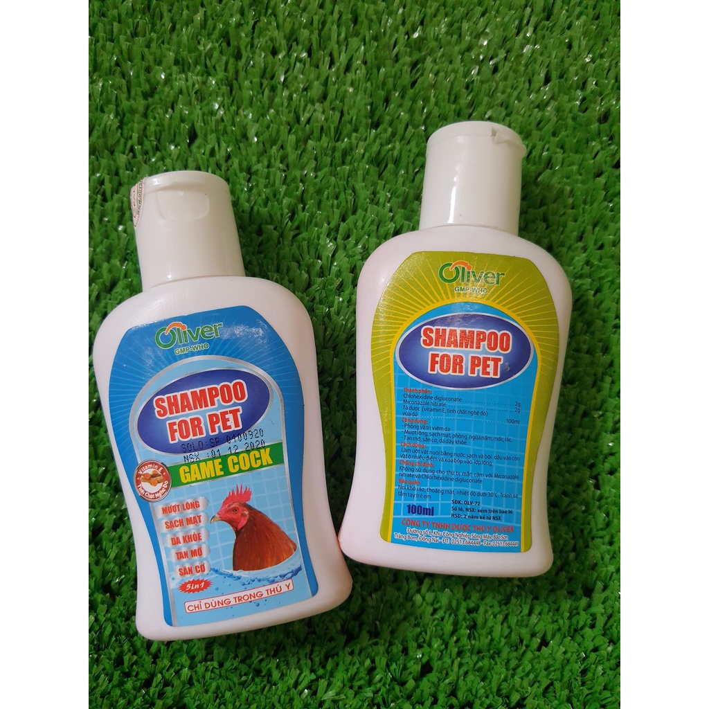 Shampoo for pet gamecock 100ml xà bông tắm cho gà đá