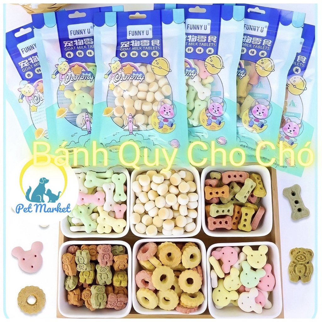 BÁNH QUY 100GRAM CHO CHÓ CHỐNG HÔI MIỆNG SẠCH RĂNG