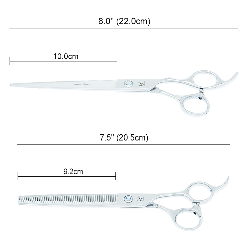 Kéo cắt tỉa lông thú cưng MEISHA B0041A bằng thép 8.0"