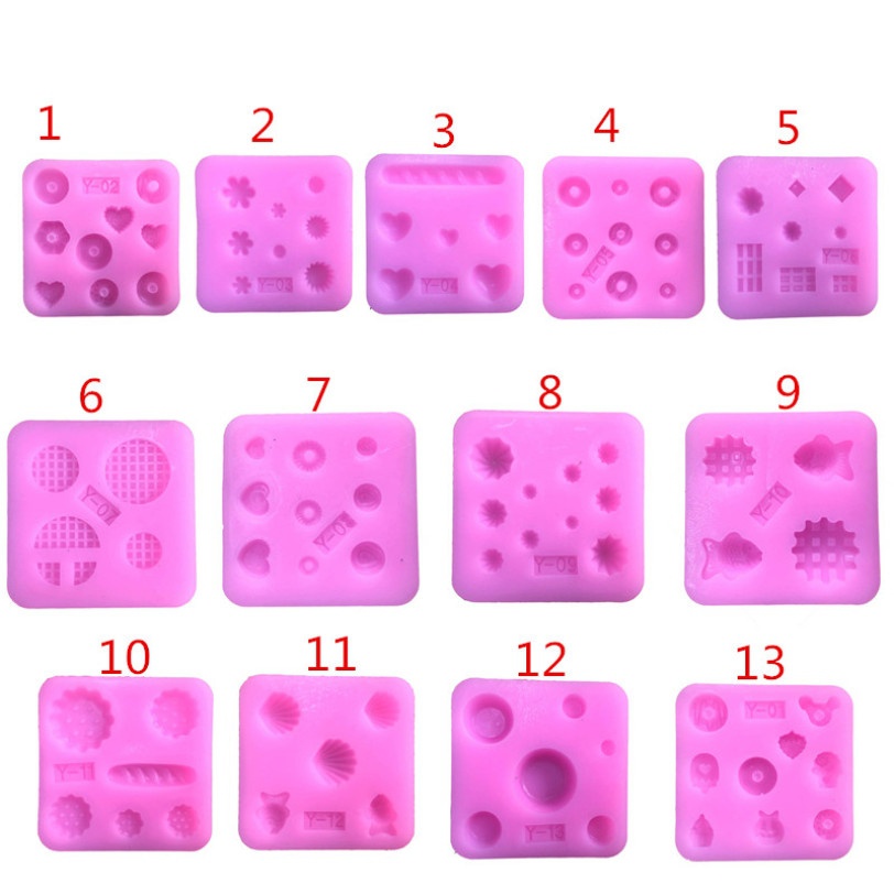 Khuôn Silicone Tạo Hình Đá Quý Mini Làm Trang Sức