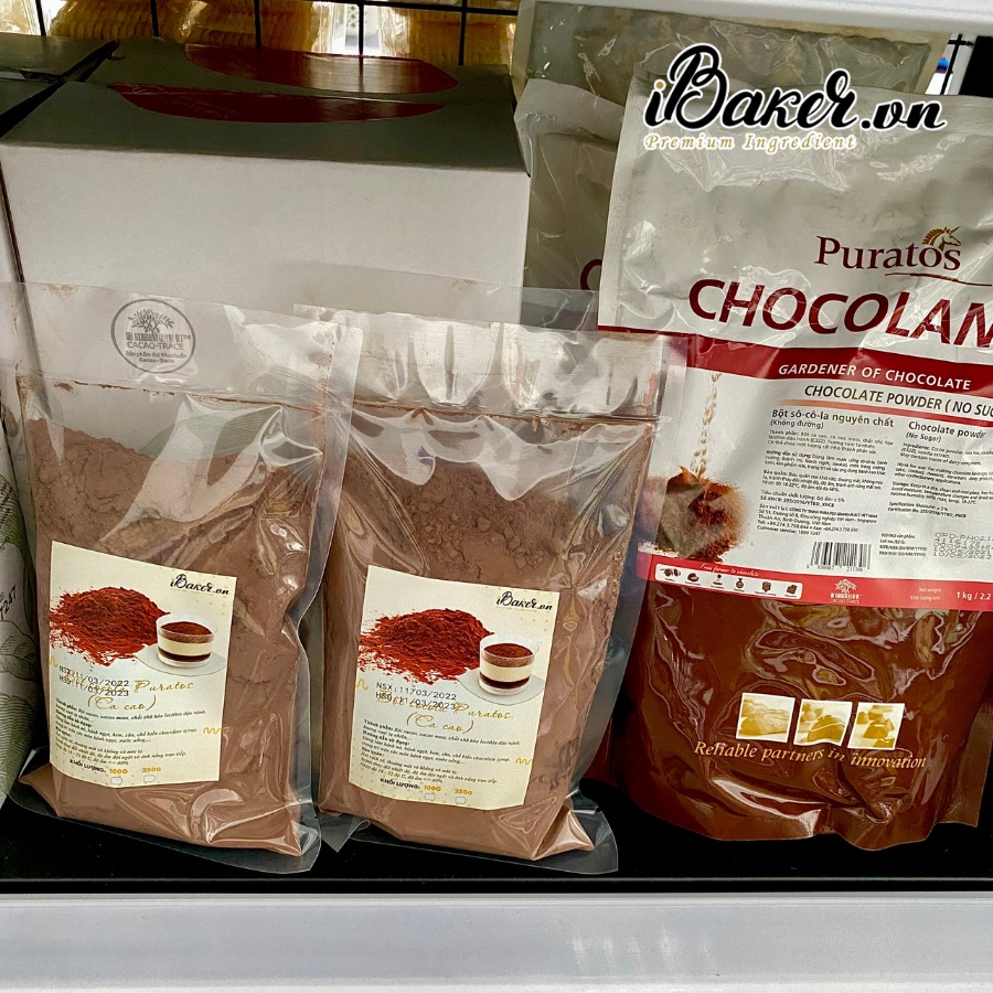[250g] Bột Socola (bột Cacao) nguyên chất Puratos