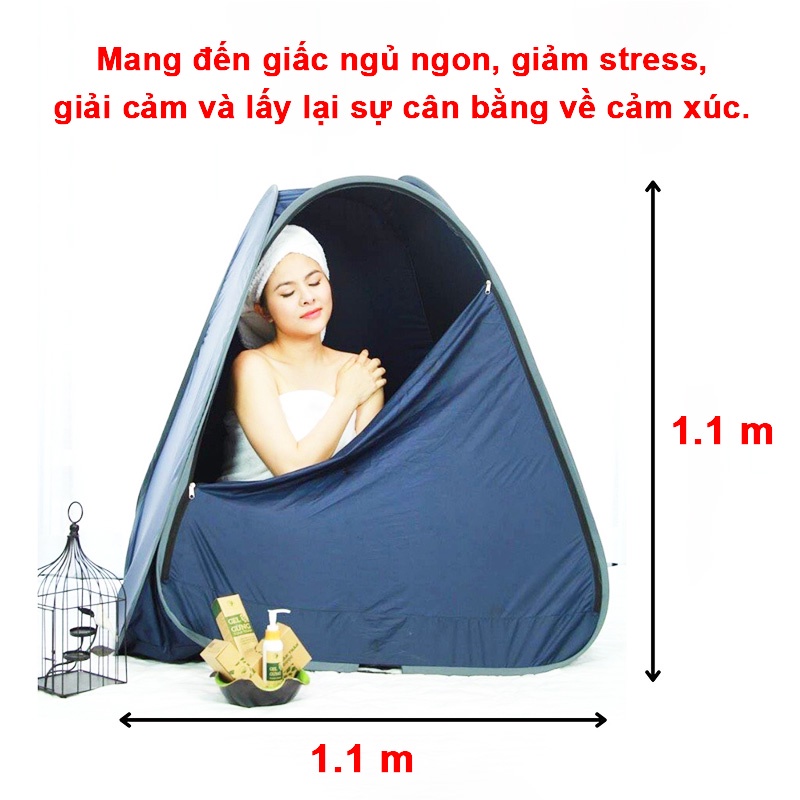 Lều xông hơi sau sinh, Lều xông hơi tại nhà tự bung gấp gọn cao cấp nhiều màu sắc BBShine – ME001