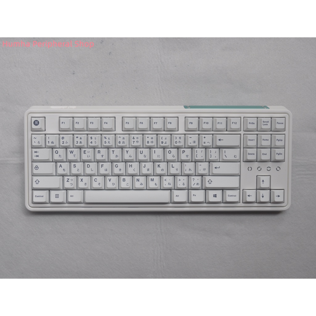 Humha Bàn Phím Cơ 127 Phím Chất Liệu PBT Nhuộm Đen Trắng Phong Cách Nhật Bản