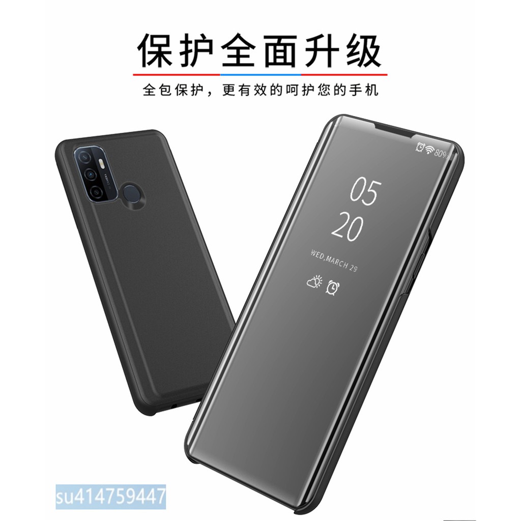 Thông Minh Bao Da Điện Thoại Nắp Lật Tráng Gương Cho Oppo A53 2020 Bảo Vệ | BigBuy360 - bigbuy360.vn