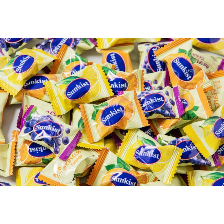 [Haitai] Kẹo sunkist hoa quả 125G - [해태] 썬키스트캔디 125G