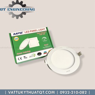 ĐÈN LED PANEL ÂM TRẦN TRÒN 9W MPE (RPL-9) [VATTUKYTHUATQT.COM]