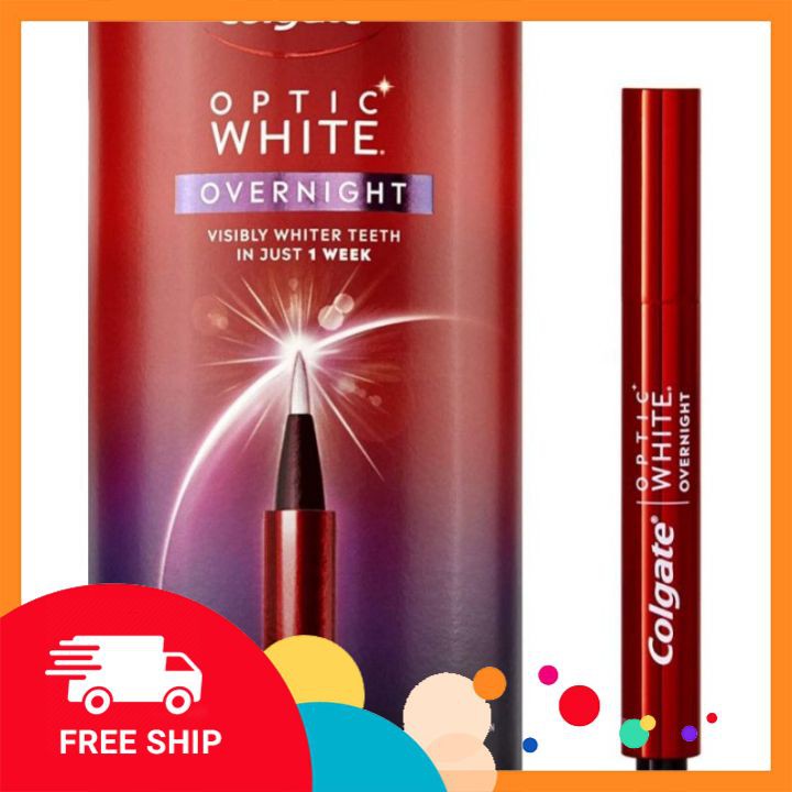 Bút tẩy trắng răng Colgate Optic White Overnight 2,5ml