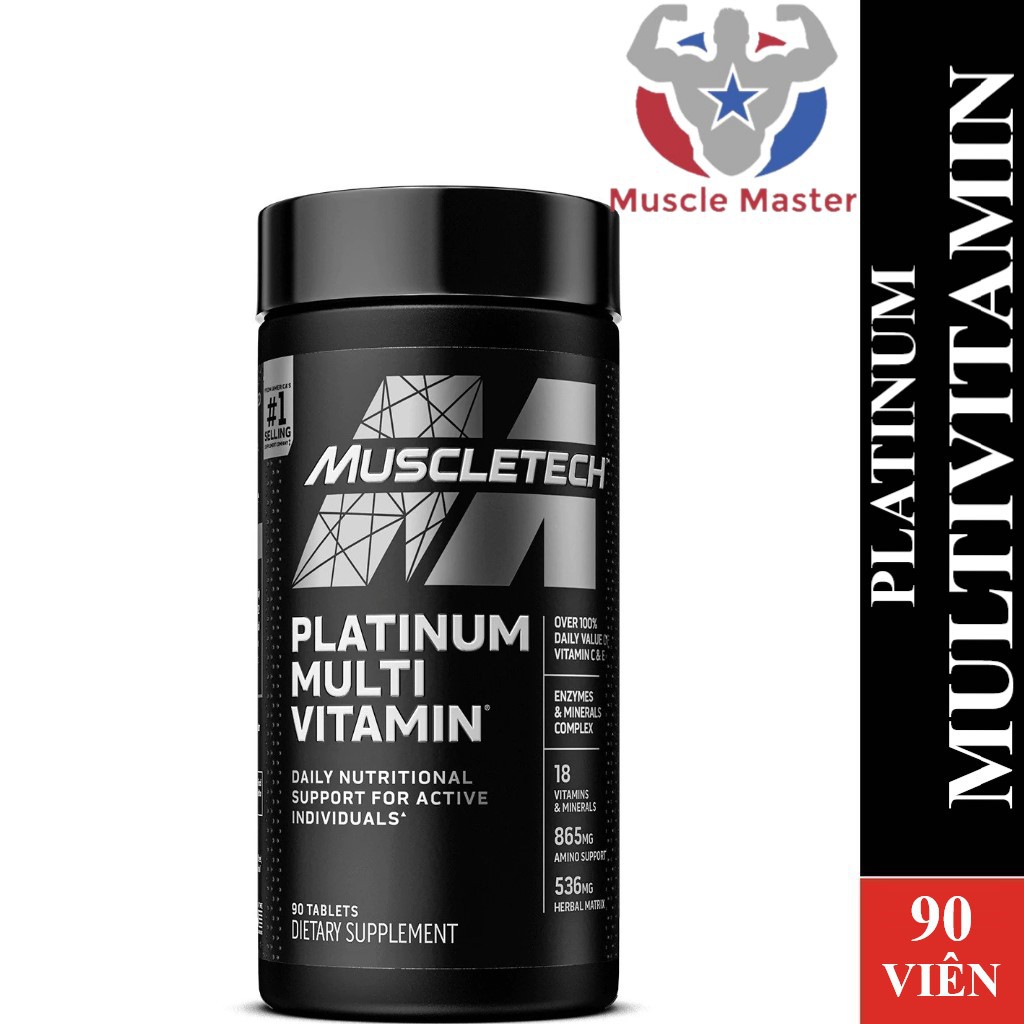 Viên Vitamin Và Khoáng Chất Tổng Hợp Platinum Multivitamin 90 Viên