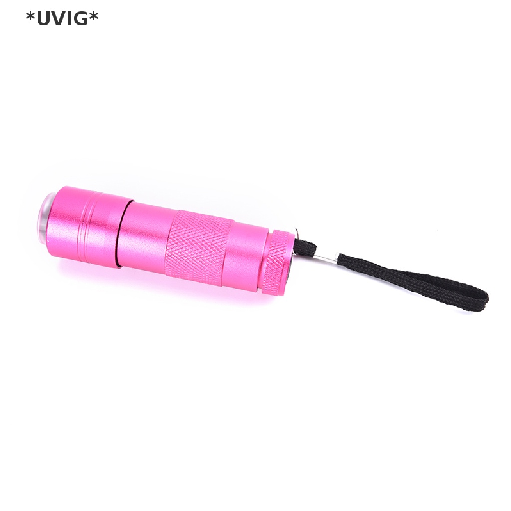 [[UVIG]] Handheld Portable Silicone Press Nail UV Light For Manicure UV Lamp With 12 Led [Hot Sell]