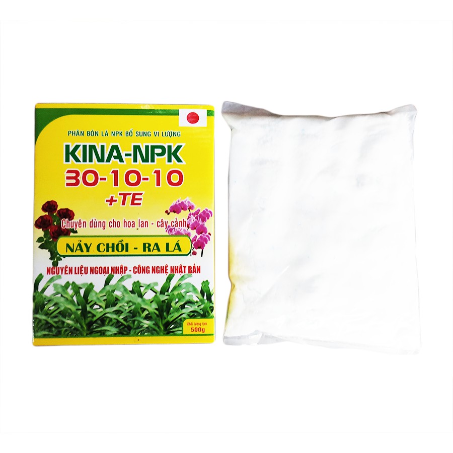 Phân bón 30-10-10 + TE 500g - nảy chồi ra lá mạnh
