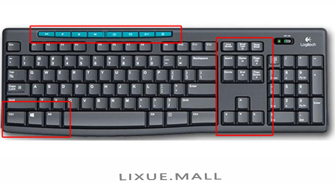 Lixue Tấm Bọc Bảo Vệ Bàn Phím Máy Tính Logitech Mk275 Mk270 Mk260 Mk200 K200 K260 K270