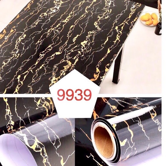 Giấy Dán Tường Giả Đá, Decal Dán Tường Giả Vân Đá Hoa Cương, Dán Bếp, Bàn