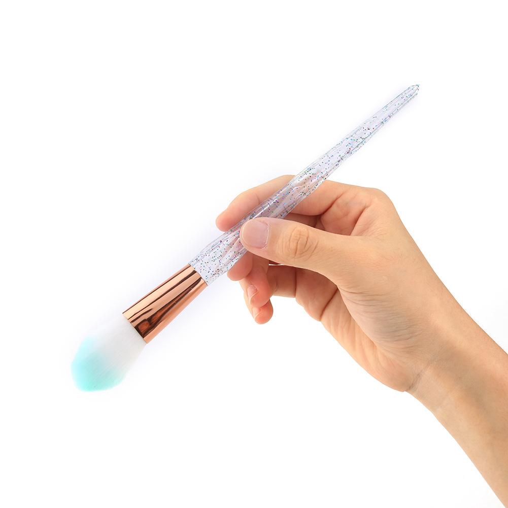 Bộ cọ trang điểm mắt tay cầm trong suốt thời