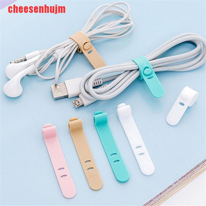 Móc Khóa Dây Cáp / Tai Nghe Bằng Silicone Tiện Lợi