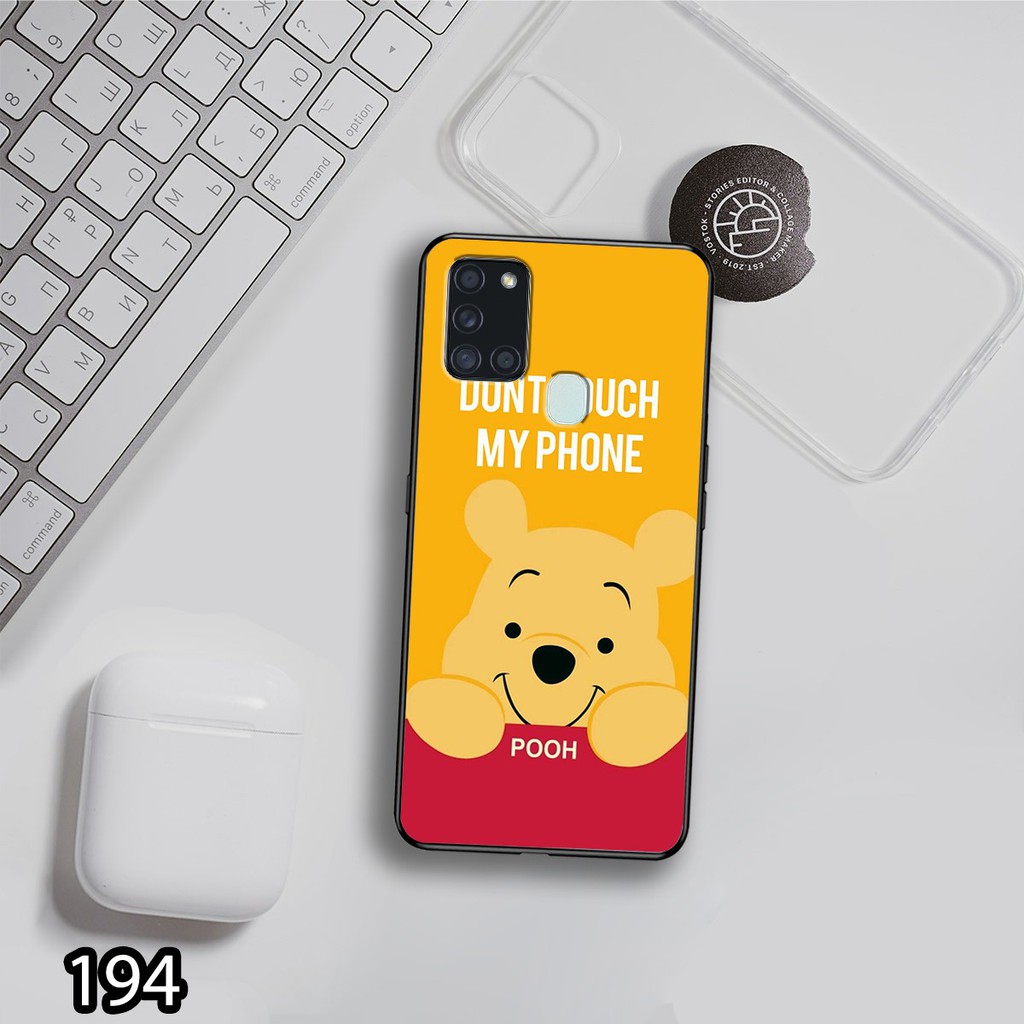 Ốp lưng Samsung A11/A21/A21S  in hình Logo chú gấu Pooh siêu đẹp, độc, lạ_KINGSTORE.HN_Ốp SS A11/A21/A21S