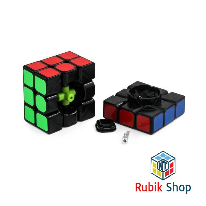 Đồ chơi rubik 3x3x3 - QiYi Sail W 3x3x3 Black/ White (Màu Đen/ Trắng)