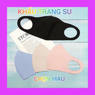 Khẩu trang vải Khẩu trang vải THUN TRƠN kiểu Hàn Quốc hot hit