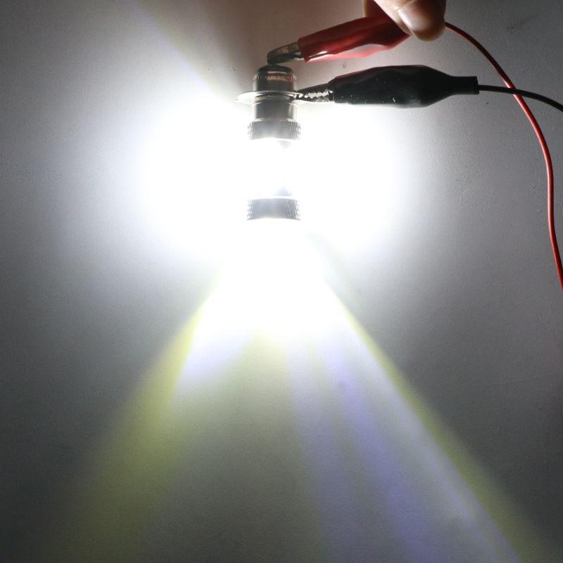 Bóng Đèn Pha LED PX15D H6 80W 6500K 16 LED Chuyên Dụng Cho Xe Mô Tô